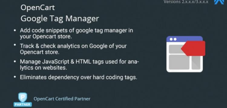 Item cover for download Google Tag Manager for OpenCart