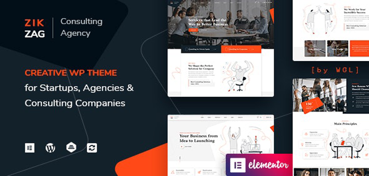 Item cover for download ZikZag - Consulting & Agency WordPress Theme