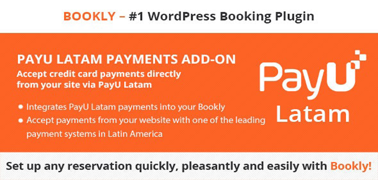 Item cover for download Bookly PayU Latam (Add-on)