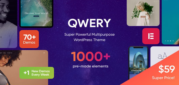 Item cover for download Qwery - Multi-Purpose Business WordPress Theme + RTL