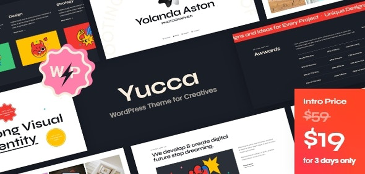 Item cover for download Yucca - WordPress Theme for Creatives