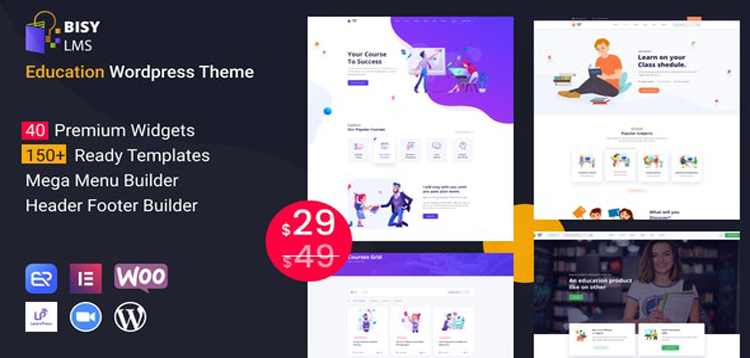 Item cover for download Bisy - Education WordPress Theme