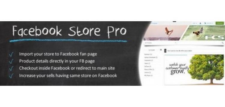 Item cover for download Facebook Store Pro OpenCart
