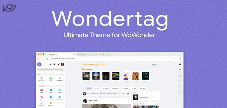 Item cover for download Wondertag - The Ultimate WoWonder Theme