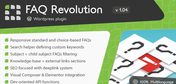 Item cover for download FAQ Revolution - WordPress Plugin