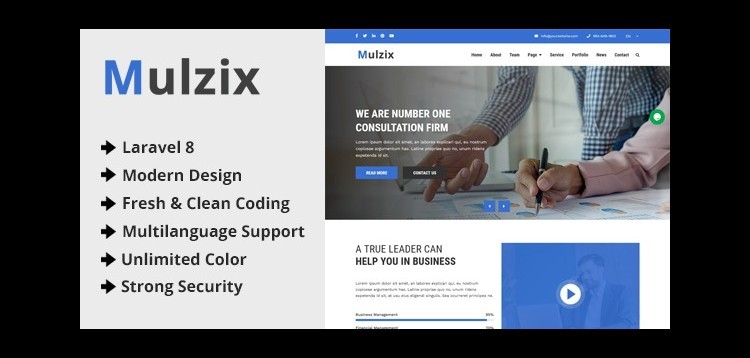 Item cover for download Mulzix - Multipurpose Business and Agency CMS