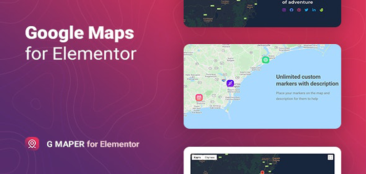 Item cover for download GMaper – Google Maps for Elementor