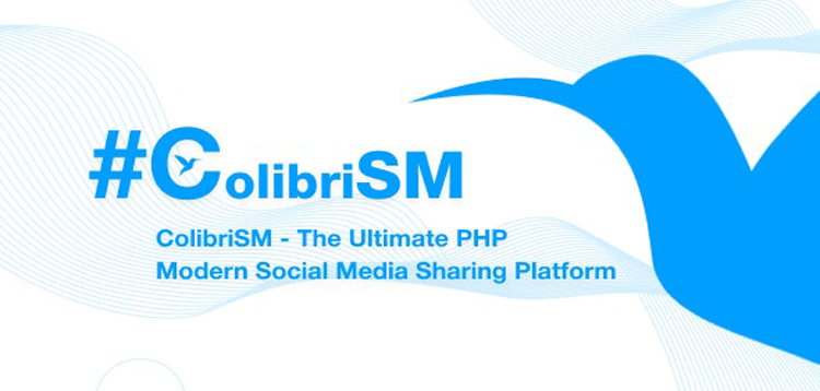 Item cover for download ColibriSM - The Ultimate PHP Modern Social Media Sharing Platform