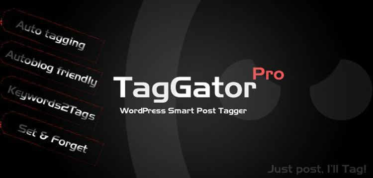 Item cover for download TagGator Pro. WordPress Auto Tagging Plugin
