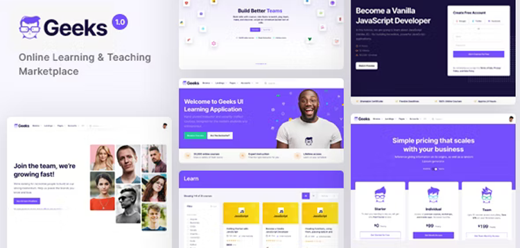 Item cover for download Geeks - Online Learning Marketplace WordPress Theme