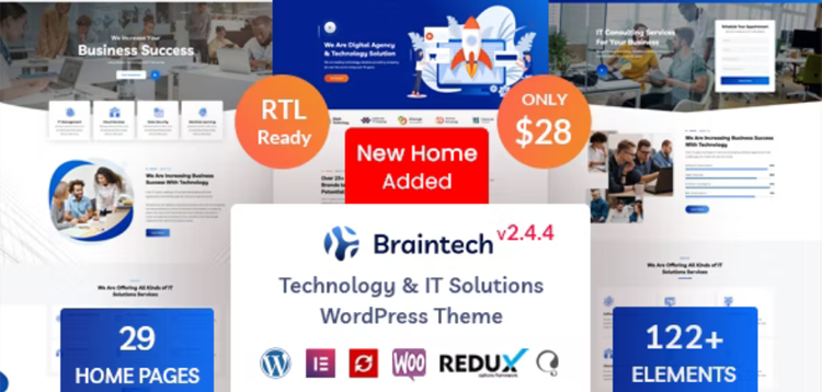 Item cover for download Braintech - Technology & IT Solutions WordPress Theme