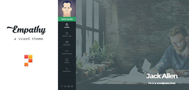 Item cover for download Empathy - A vCard WordPress Theme