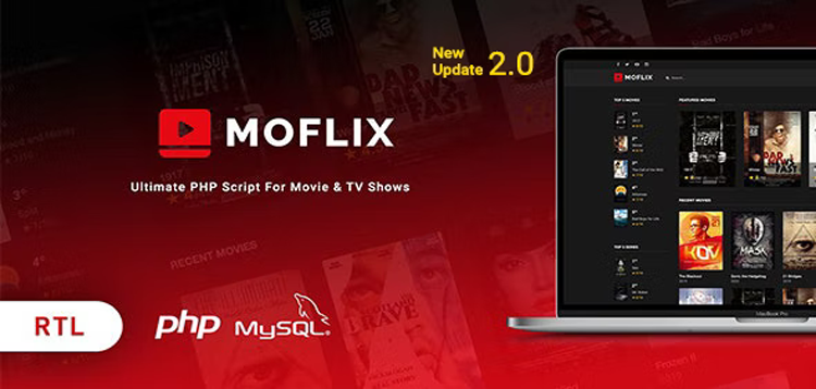 Item cover for download MoFlix - Ultimate PHP Script For Movie & TV Shows