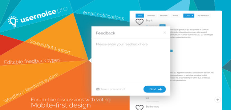 Item cover for download Usernoise Pro Modal Feedback & Contact form