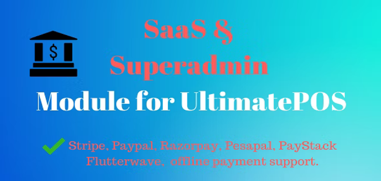 Item cover for download SaaS & Superadmin Module for UltimatePOS - Advance