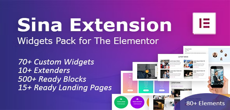 Item cover for download SEFE - Sina Extension for Elementor