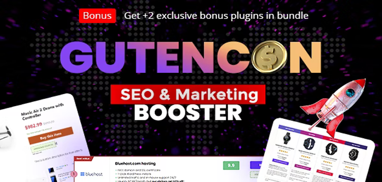 Item cover for download Gutencon - Marketing and SEO Booster, Listing Tables, Review Builder for Gutenberg