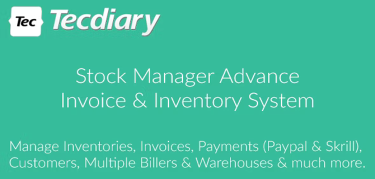 Item cover for download Stock Manager Advance (Invoice & Inventory System)