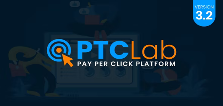 Item cover for download ptcLAB - Pay Per Click Platform