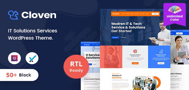 Item cover for download Cloven - IT Solutions Services Company WordPress Theme + RTL