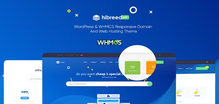 Item cover for download hibreed - WordPress & WHMCS Hosting Theme