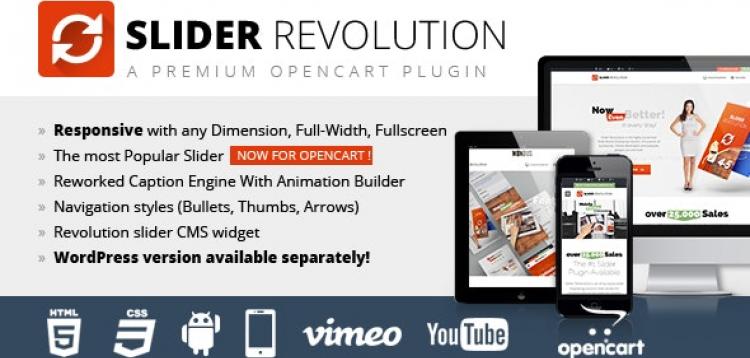 Item cover for download Slider Revolution Responsive Opencart Module