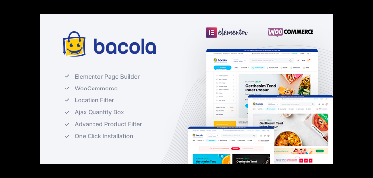 Item cover for download Bacola - Grocery Store and Food eCommerce Theme