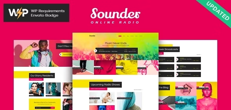 Item cover for download Sounder | Online Internet Radio Station WordPress Theme + RTL