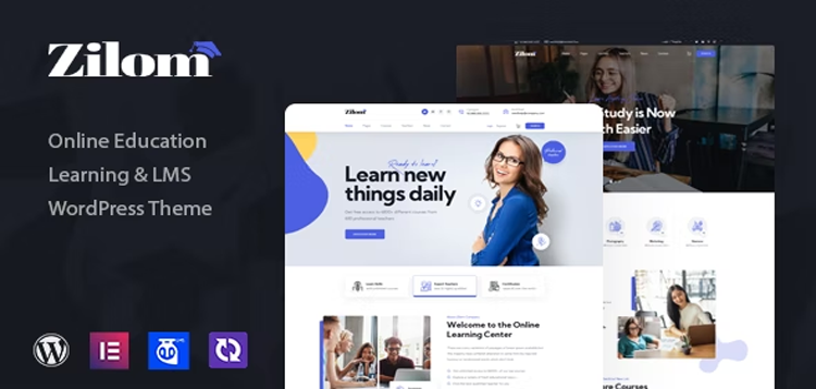 Item cover for download Zilom - Online Education Learning WordPress Theme