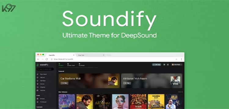 Item cover for download Soundify - The Ultimate DeepSound Theme