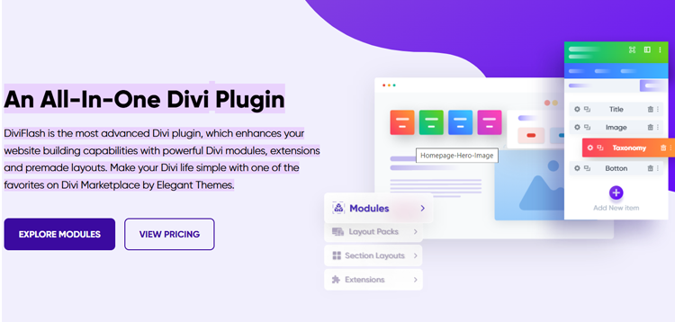 Item cover for download DiviFlash All Divi Modules In One Divi Plugins