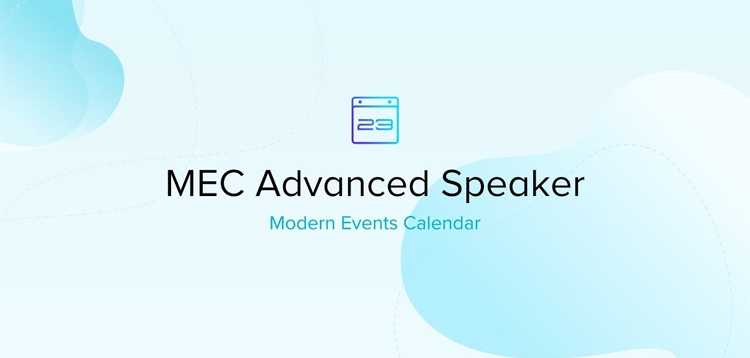 Item cover for download Modern Events Calendar (MEC) Advanced Speaker