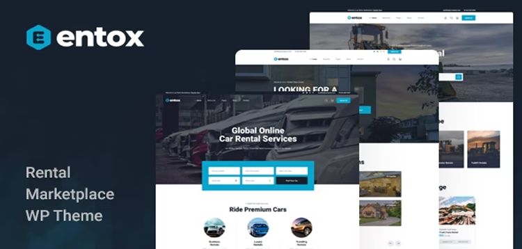 Item cover for download Entox - Rental Marketplace WordPress Theme
