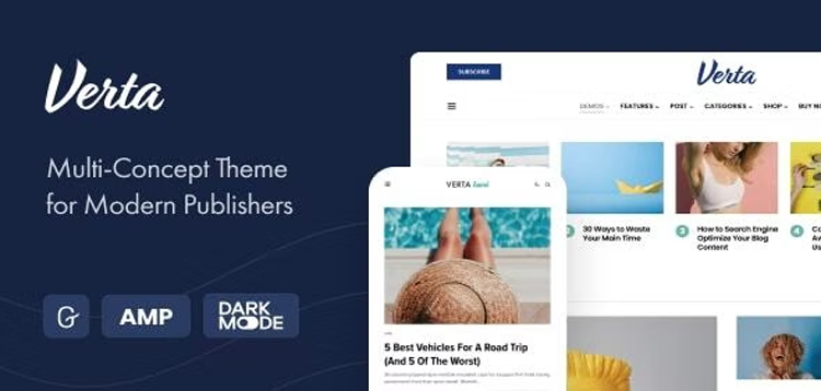 Item cover for download Verta - Multi-Concept WordPress Theme for Modern Publishers