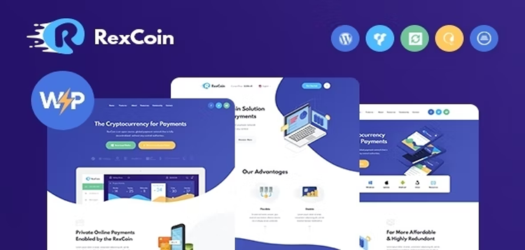 Item cover for download RexCoin | A Multi-Purpose Cryptocurrency & Coin ICO WordPress Theme