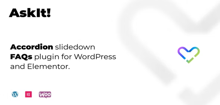 Item cover for download AskIt - A Frequently Asked Questions plugin for WordPress & Elementor