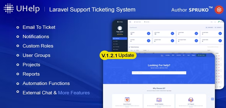Item cover for download Uhelp - Helpdesk Support Ticketing System