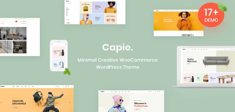 Item cover for download Capie - Minimal Creative WooCommerce WordPress Theme