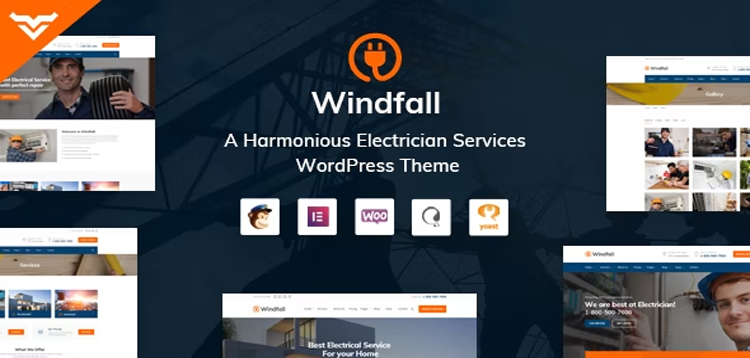 Item cover for download Windfall - Electrician Services WordPress Theme