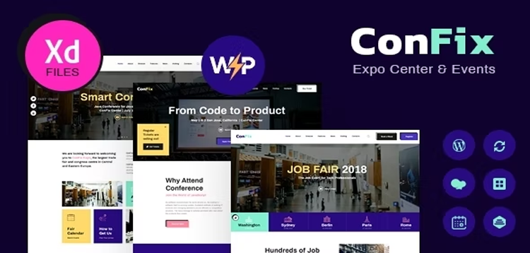 Item cover for download ConFix - Expo & Events WordPress Theme
