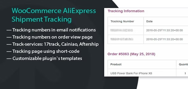 Item cover for download WooCommerce AliExpress Shipment Tracking