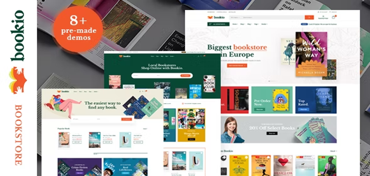 Item cover for download Bookio – Book Store WooCommerce WordPress Theme