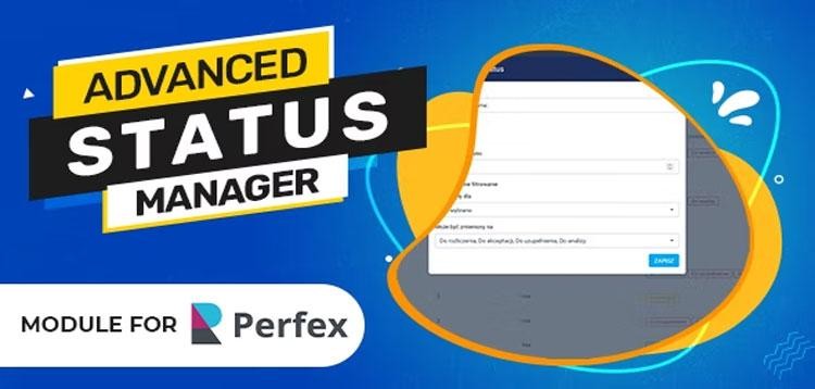 Item cover for download Advanced Status Manager module for Perfex CRM