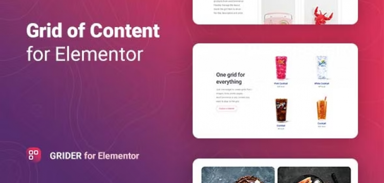 Item cover for download Grider – Grid of Content and Products for Elementor