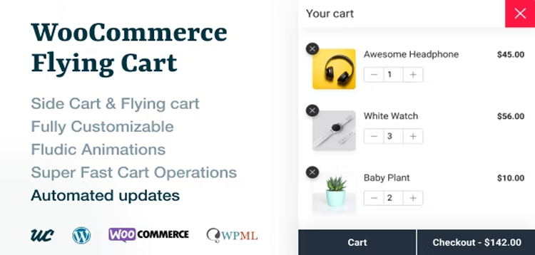Item cover for download WooCommerce Flying Cart