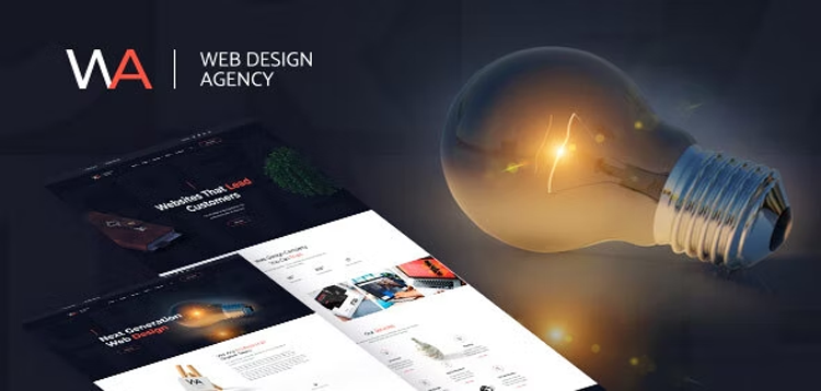 Item cover for download Wagency - Web Design Company WordPress Theme