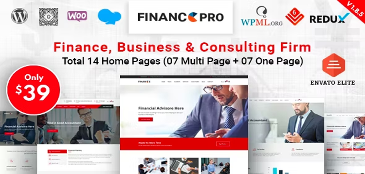 Item cover for download Finance Pro - Business & Consulting WordPress Theme