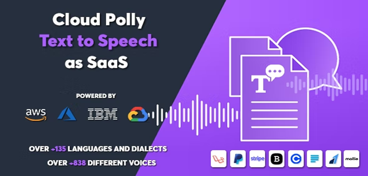 Item cover for download Cloud Polly - Ultimate Text to Speech as SaaS