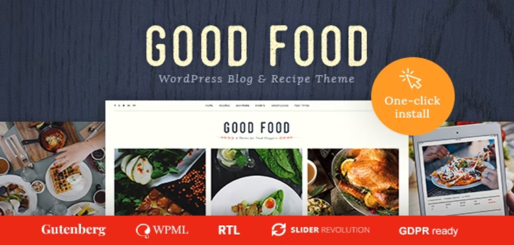 Item cover for download Good Food - Recipe Magazine & Culinary Blog Theme