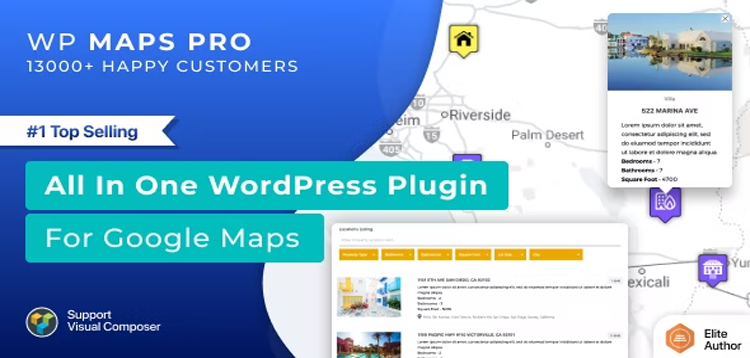 Item cover for download WP MAPS PRO - WordPress Plugin for Google Maps